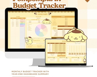 PURIN: Cute Expense & Budget Financial Tracker for Google Sheets