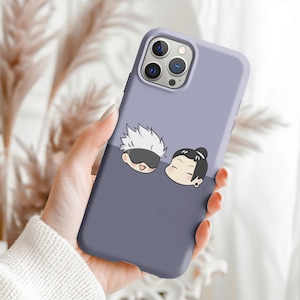 Jujutsu Kaisen phone Case, Gojo & Geto Merch, Anime Lover Gift, JJK Accessories, Protective Phone Cover, iPhone 16 pro case