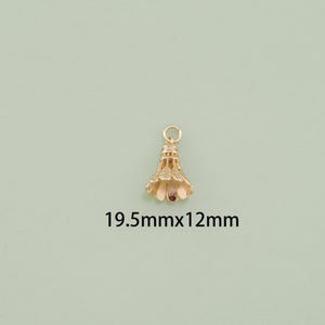 18K Gold Filled Badminton Pendant,Dainty Badminton Charm Bracelet Necklace for DIY Jewelry Making Supply