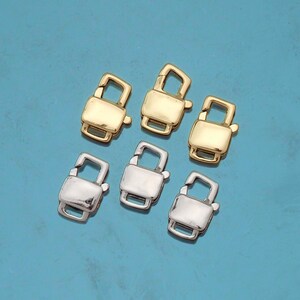 18K Gold Filled Lobster Clasp,Carabiner Lock Connector,Spring Push Gate For DIY Jewelry Clasp Finding Necklace Bracelet