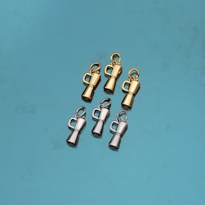 18K Gold Filled Coffee Pot Pendant,Coffee Charm Bracelet Necklace for DIY Jewelry Making Supply