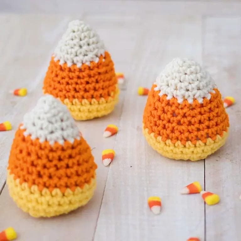 30 Candy Corn Crochet Patterns to Sweeten Your Autumn Decor 34 Worsted-Weight Candy Corn Stuffy Pattern