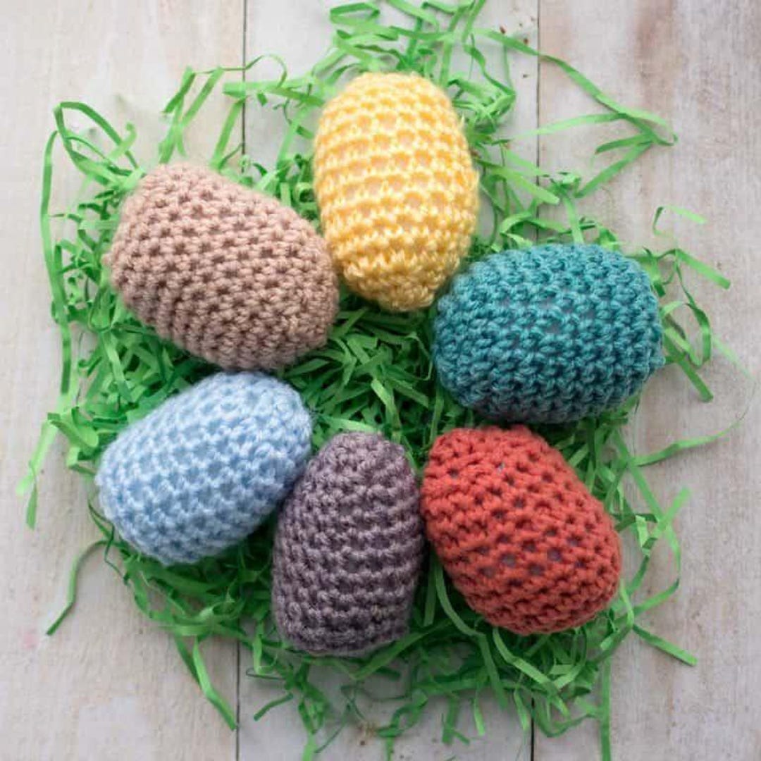 Easy Easter Eggs Crochet Pattern - Etsy