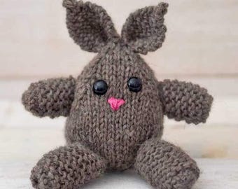 Flat Knit Plush Bunny Knitting Pattern