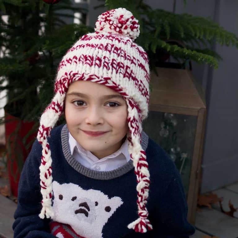 Kids Ear Flap Hat Knitting Pattern - Etsy