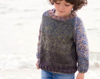 Kids Easy Sweater Knitting Pattern