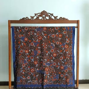 Batik Tulis Tuch Erwachsene Limited Edition, Elegante Farben Größe 235x115