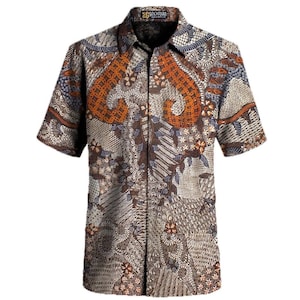Madura Batik Shirt with New Purple Motif, Come on, Buy it Now