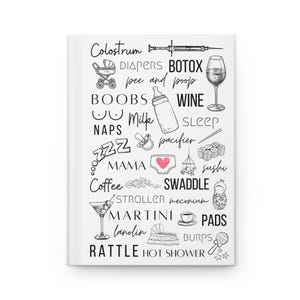 Baby x Tox Aesthetics Hardcover Journal Planner Notebook New Mom Gift