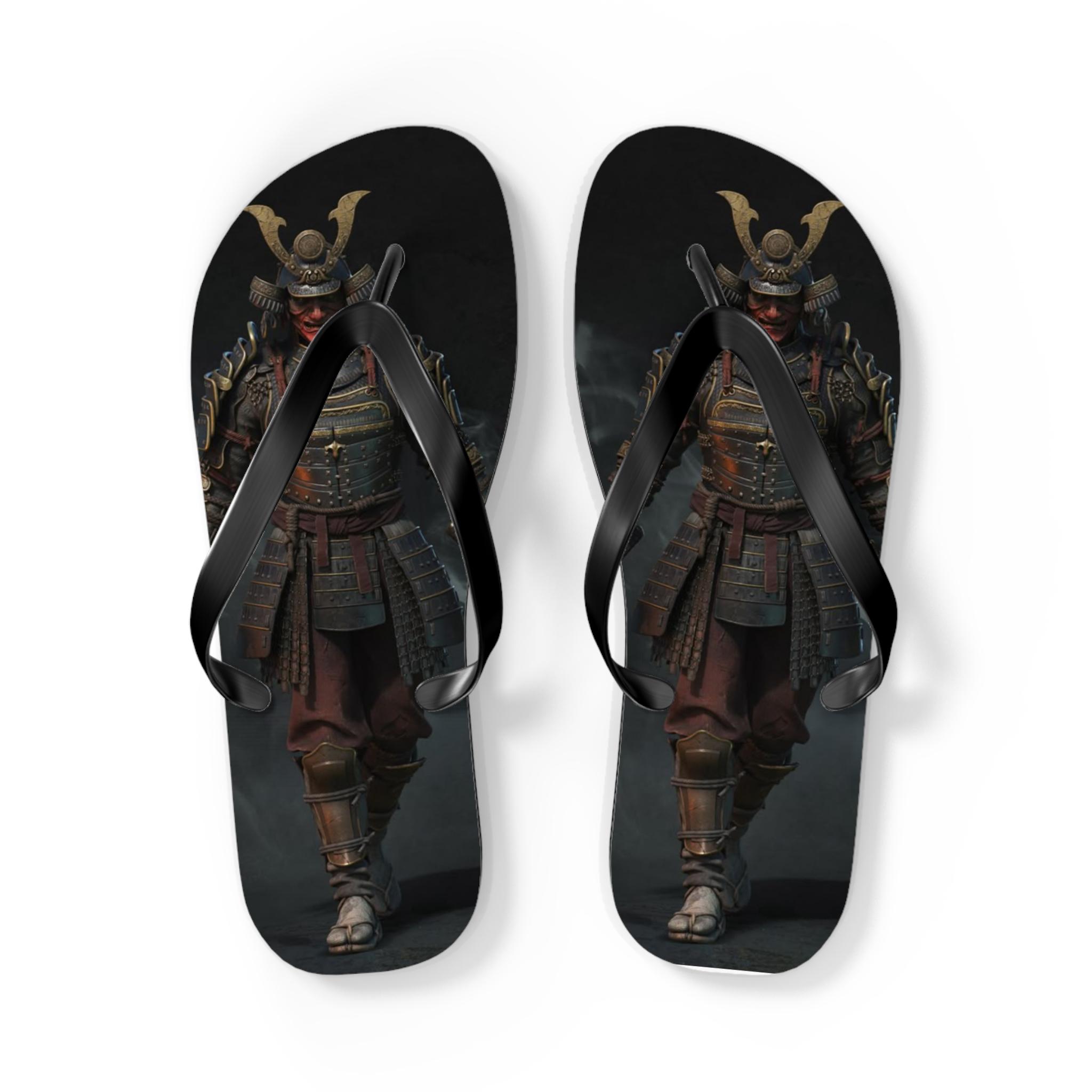 Infradito con motivo samurai sandali giapponesi pantofole con design asiatico scarpe infradito per arti marziali calzature con stampa ninja Etsy Italia