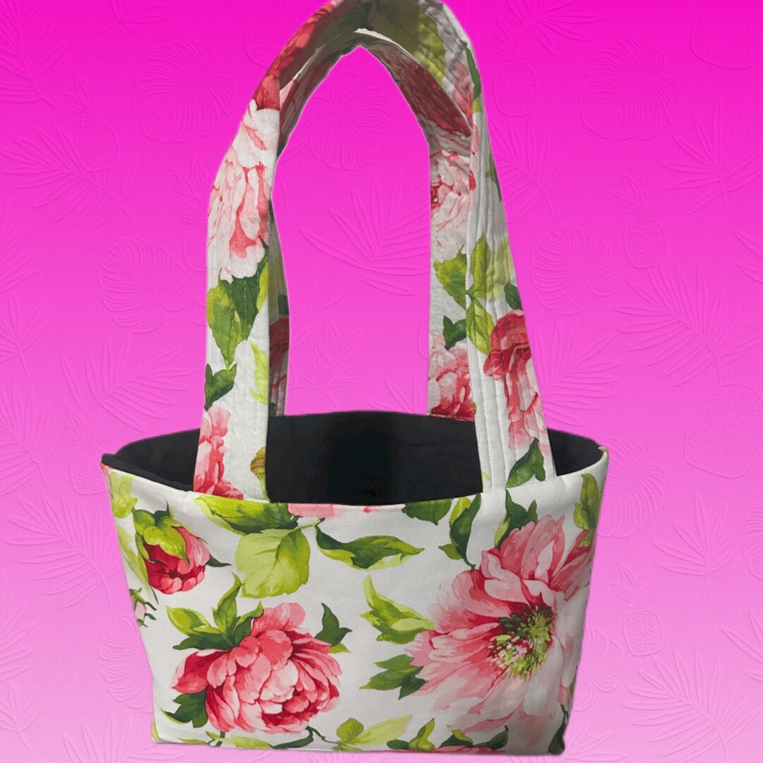 Pink and White Peonies Tote Bag. - Etsy