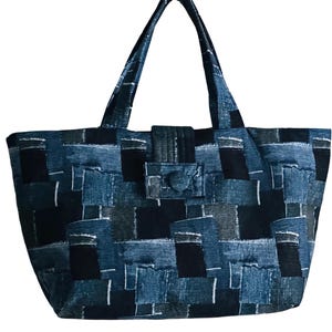 【PORTERNA】Ray Denim Tote Bag 71T0+WfnY3L._SY350_QL65_.jpg