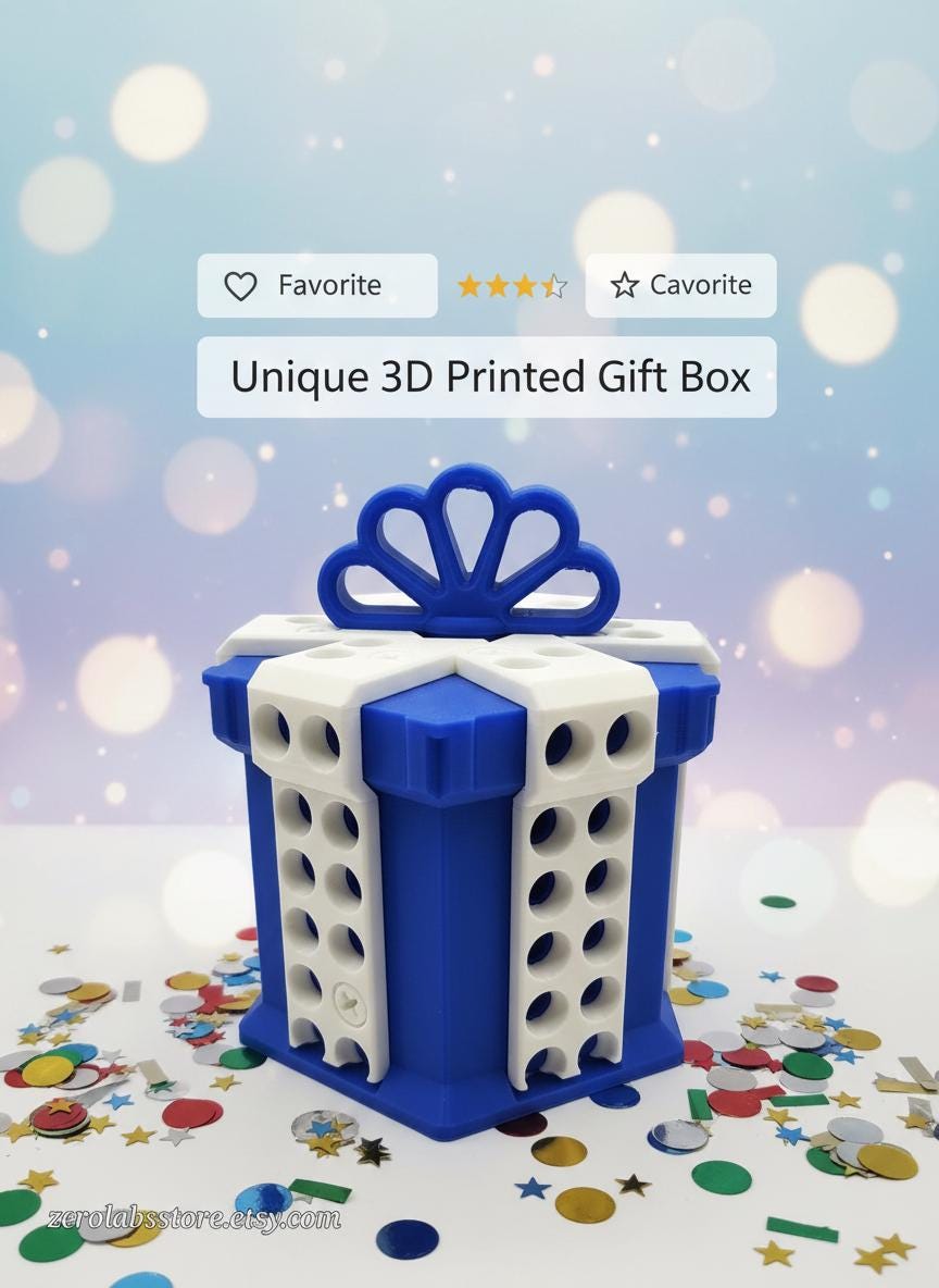 Annoying Nested Screw Gift Box 2025, 3d Printed Puzzle Box, Reusable Prank Gift Packaging For Xmas Fun Party Game