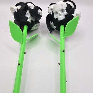 Black Skull Rose:  Decor - Dark Romance Gift