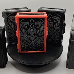 Ultimate Dice Companion – 3D Printed Book-Style Dice Case or Portable Dice Tower | Travel-Friendly | Perfect for D&D, TTRPGs, Gamers