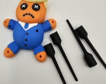 Funny Voodoo Doll Desk Toy: poke a little fun at it