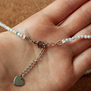 Handmade Fairy Frog Necklace: Polymer Clay Toad Pendant with Pearl Necklace image 15