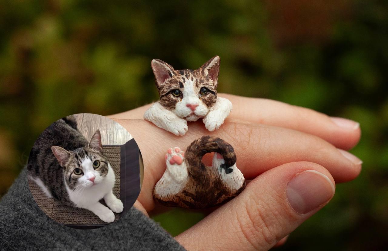 Cat Knocking Rings Custom Cat Rings — Personalized and Adjustable Options for Every Cat ...