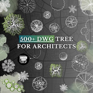 500+ Baum Top Ansicht Kollektion | Digitale Dateien DWG & DXF für Architekten und Designer