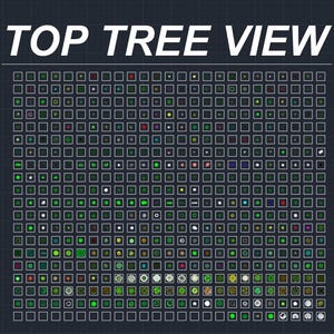 500+ Tree Top View Collection | DWG & DXF Digital Files for Architects ...