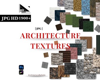 Pack de textures Mega 1 900+ pour Photoshop et Procreate | Ressource de conception tout-en-un