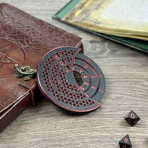 3-Dial Life Counter | HP Tracker for TTRPGs & Card Games | Tracks 0–999 | Compact Dial Counter