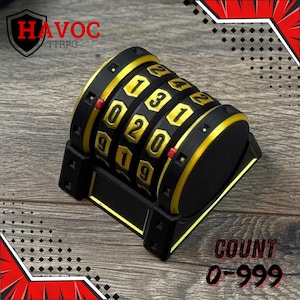 Life Counter with Dice Storage: Customizable MTG/D&D Health Tracker