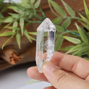 Lemurian Seed Crystal Point, Natural Quartz Healing Stone, Raw Mineral Specimen for Meditation Altar & Spiritual Decor Gift