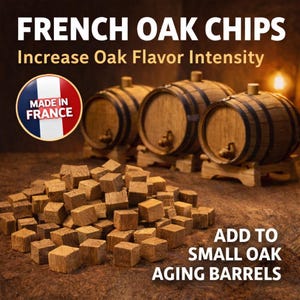 French Oak Chips Adjust flavor without buying a new barrel - 4oz. Package