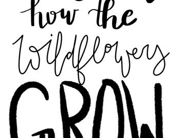 Custom Hand Lettered Cards