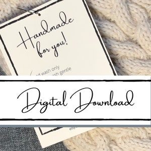 Knitting and Crochet Gift Card DIGITAL DOWNLOAD