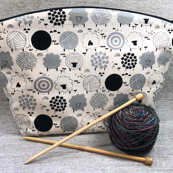 Large Knitting Bag Etsy