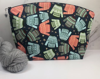 Colorwork Sweaters Large Knitting and Crocheting Project Bag