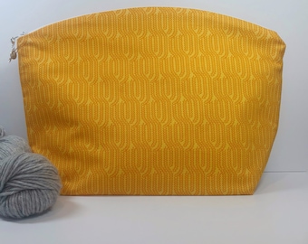 Knitting Cable Large Knitting Project Bag