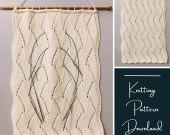 Knitting Needle Holder Wall Hanging Pattern  (PDF Pattern)