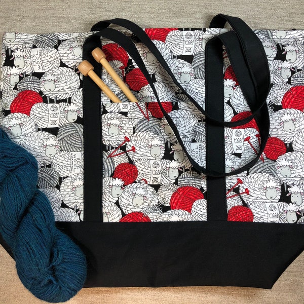 Atenti Knitting Bag Etsy