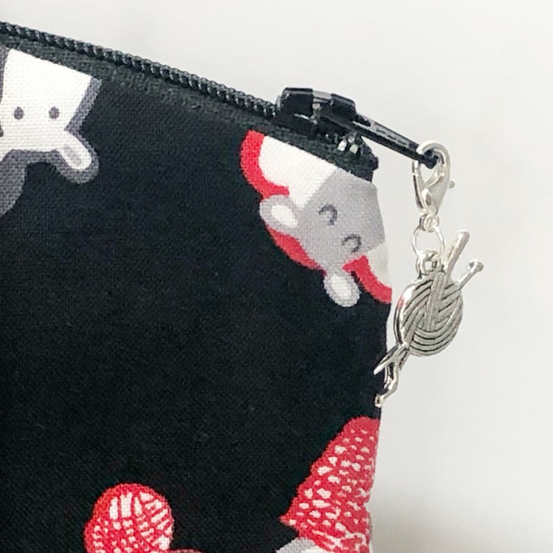 Black Knitting Sheep Large Knitting Project Bag Etsy Canada