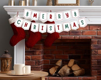 Rotes Frohe-Weihnachten-Banner Für Draußen – 3x0,5 Meter, Wetterfest, Perfekt Für Garten, Hof & Veranda