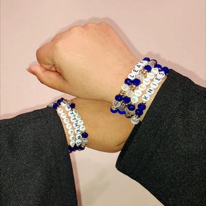 Hockey Freundschaftsbänder, Toronto Maple Leafs Armbänder - auf Bestellung (Personalisierungsbox verwenden)