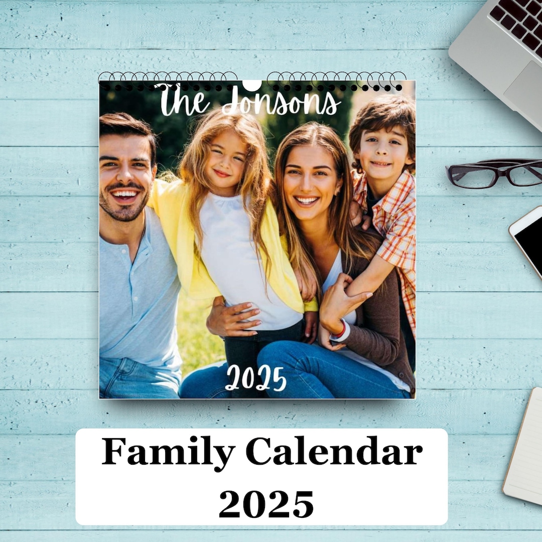 Personalized Family Calendar 2025 Custom Photo Calendar, Highquality