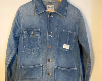Vtg D' Artisan Studio Denim Chore Jackt
