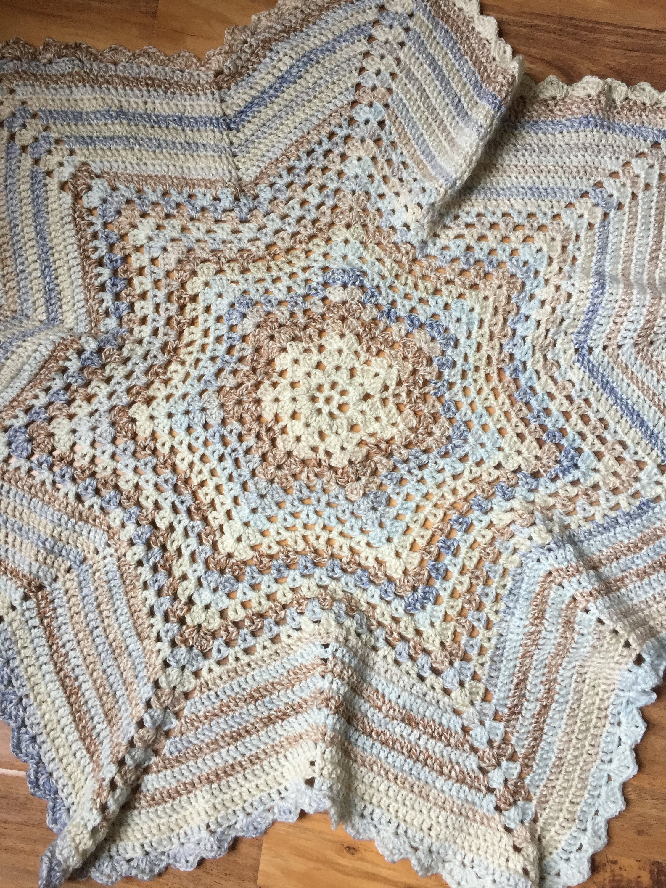 star shaped baby blanket