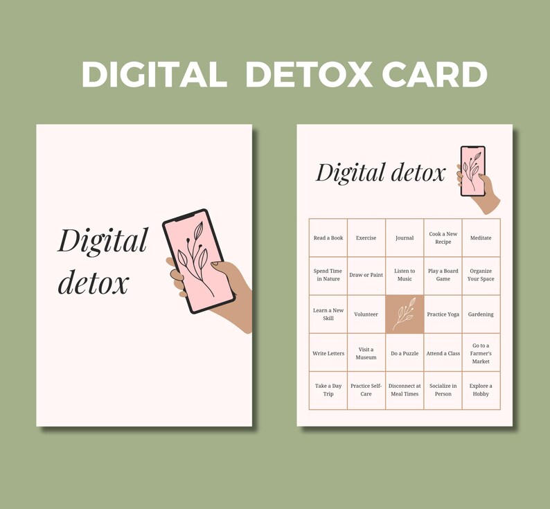 Picture of Digital Detox Guide: Serene Escape Planner for Self-care Tools ...
