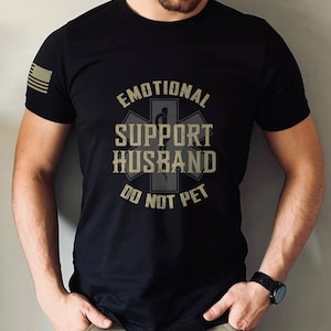 Do Not Pet Husband Shirt, Emotional Support Human Shirt, Funny Shirts For Husband, Emotion Shirt, Best Husband ESH Shirt, Gifts for Husband