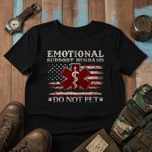 Do Not Pet Husband Shirt, Emotional Support Human Shirt, Funny Shirts For Husband, Emotion Shirt, Best Husband ESH Shirt, Gifts for Husband