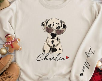 Personalized Hoodie With Photo, Custom Sweatshirts For Dog Mom, Cat Dad Gift Custom Hoodie, Custom Pet Photo Sweatshirt, Photo Dog Cat Shirt