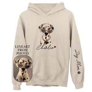Personalized Hoodie With Photo, Custom Sweatshirts For Dog Mom, Cat Dad Gift Custom Hoodie, Custom Pet Photo Sweatshirt, Photo Dog Cat Shirt