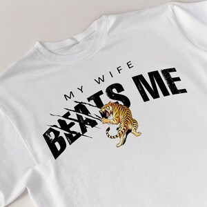 My Wife Beats Me Shirt, Vintage Husband And Wife Shirts, Husband Shirt For Men, Funny Husband Shirt, Shirt For Husband, Funny Husband Gift