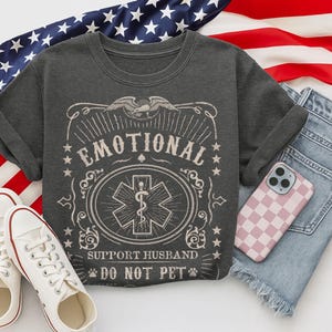 Do Not Pet Husband Shirt, Emotional Support Human Shirt, Funny Shirts For Husband, Emotion Shirt, Best Husband ESH Shirt, Gifts for Husband