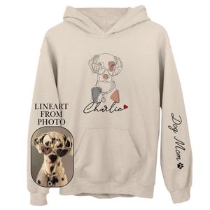Personalized Hoodie With Photo, Custom Sweatshirts For Dog Mom, Cat Dad Gift Custom Hoodie, Custom Pet Photo Sweatshirt, Photo Dog Cat Shirt